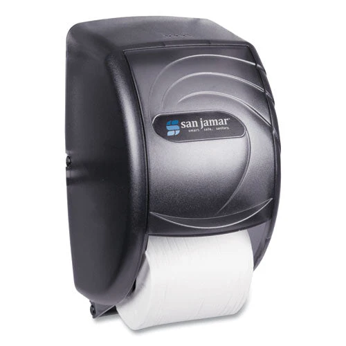 Duett Standard Bath Tissue Dispenser, Oceans, 7.5 X 7 X 12.75, Transparent Black Pearl - Image 2