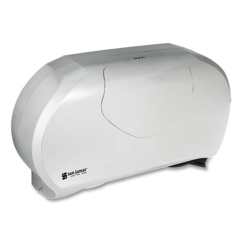Twin 9" Jumbo Bath Tissue Dispenser, Summit, 19.25 X 6 X 12.25, Faux Stainless Steel - Image 3