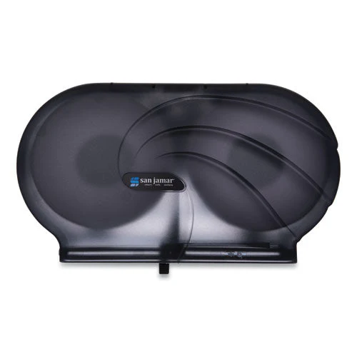 Twin 9" Jbt Toilet Tissue Dispenser, Oceans, 19 X 5.25 X 12, Transparent Black Pearl - Image 1