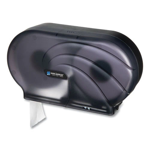 Twin 9" Jbt Toilet Tissue Dispenser, Oceans, 19 X 5.25 X 12, Transparent Black Pearl - Image 2