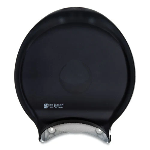 Single 12" Jbt Bath Tissue Dispenser, Classic, 1 Roll, 12.9 X 5.63 X 14.88, Transparent Black Pearl - Image 1