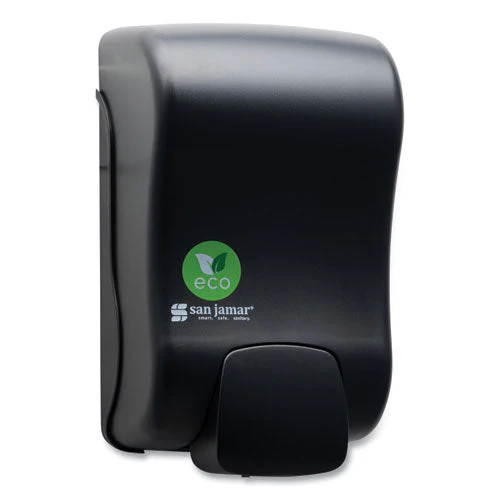 Ecologic Rely Manual Foam Soap And Sanitizer Dispenser, 900 Ml, 5,5 X 4,5 X 9.25, Black - Image 2