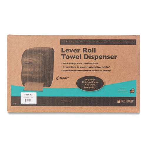 Lever Roll Towel Dispenser, Oceans, 12.94 X 9.25 X 16.5, Arctic Blue - Image 3