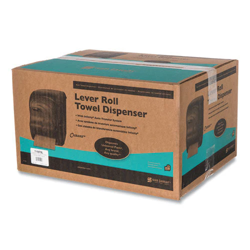 Lever Roll Towel Dispenser, Oceans, 12.94 X 9.25 X 16.5, Arctic Blue - Image 2