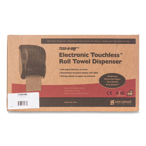 Tear-n-dry Touchless Roll Towel Dispenser, 11.75 X 9 X 15.5, Black Pearl - Image 3