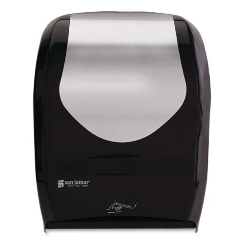 Smart System With Iq Sensor Towel Dispenser, 16.5 X 9.75 X 12, Black/silver - Image 1