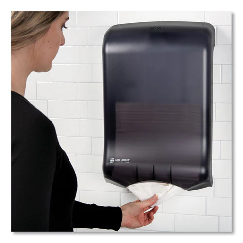 Ultrafold Multifold/c-fold Towel Dispenser, Classic, 11.75 X 6.25 X 18, Black Pearl - Image 3