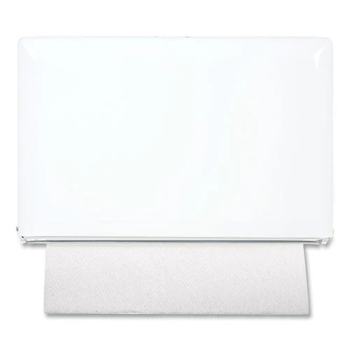 Singlefold Paper Towel Dispenser, 10.75 X 6 X 7.5, White - Image 1