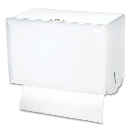 Singlefold Paper Towel Dispenser, 10.75 X 6 X 7.5, White - Image 2