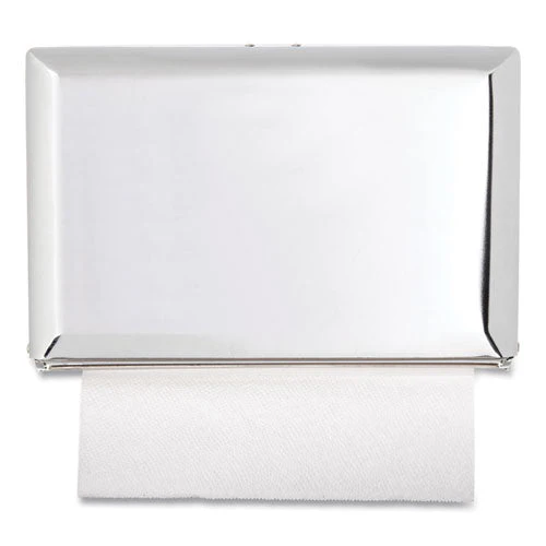 Singlefold Paper Towel Dispenser, 10.75 X 6 X 7.5, Chrome - Image 1