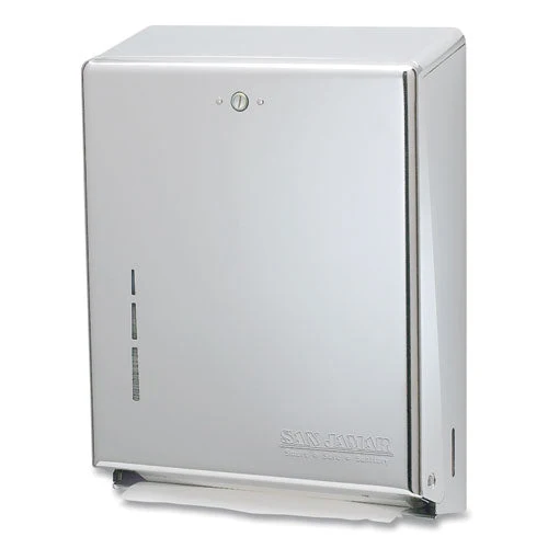 C-fold/multifold Towel Dispenser, 11.38 X 4 X 14.75, Stainless Steel - Image 3