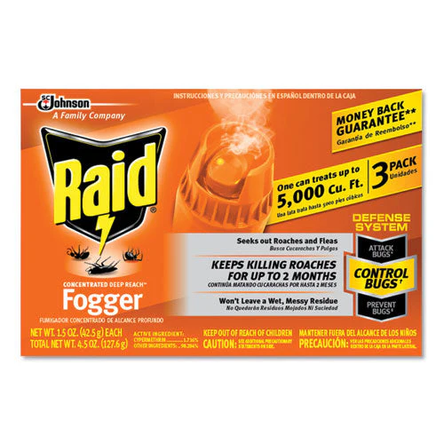 Concentrated Deep Reach Fogger, 1.5 Oz Aerosol Spray, 3/pack, 12 Packs/carton - Image 1