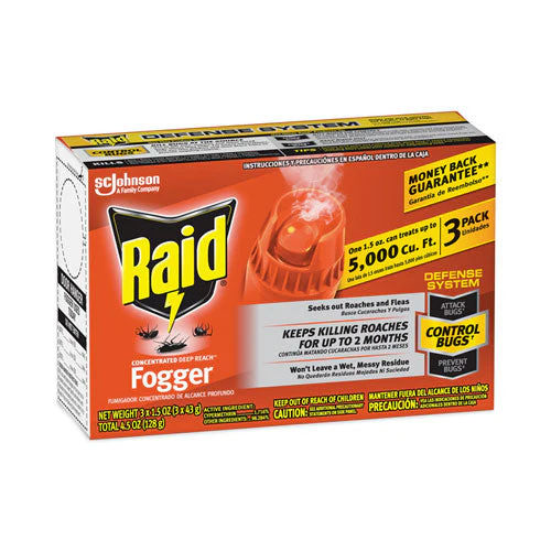 Concentrated Deep Reach Fogger, 1.5 Oz Aerosol Spray, 3/pack, 12 Packs/carton - Image 2