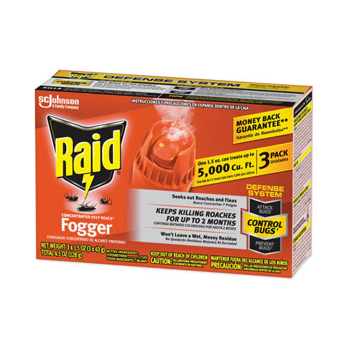 Concentrated Deep Reach Fogger, 1.5 Oz Aerosol Spray, 3/pack, 12 Packs/carton - Image 3