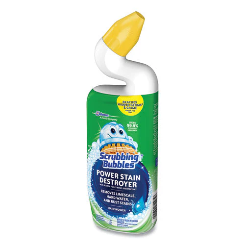 Power Stain Destroyer Toilet Bowl Disinfectant, Rainshower Scent, 24 Oz Bottle, 6/carton - Image 2