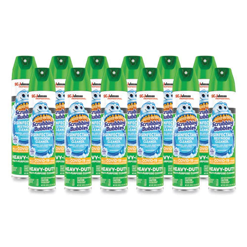 Disinfectant Restroom Cleaner Ii, Rain Shower Scent, 25 Oz Aerosol Spray - Image 1