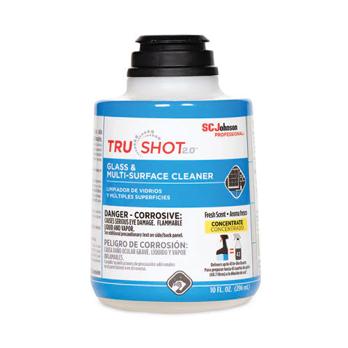 Trushot 2.0 Glass And Multisurface Cleaner, Clean Fresh Scent, 10 Oz Cartridge, 4/carton - Image 1