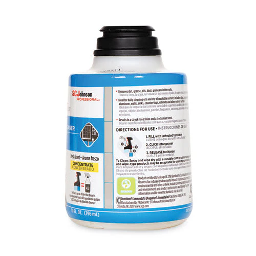 Trushot 2.0 Glass And Multisurface Cleaner, Clean Fresh Scent, 10 Oz Cartridge, 4/carton - Image 3