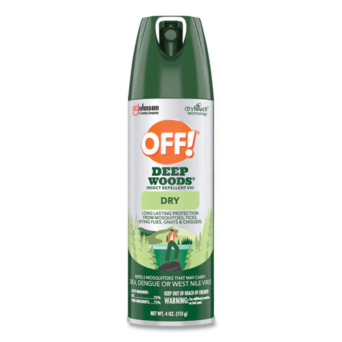 Deep Woods Dry Insect Repellent, 4 Oz Aerosol Spray, Neutral, 12/carton - Image 1