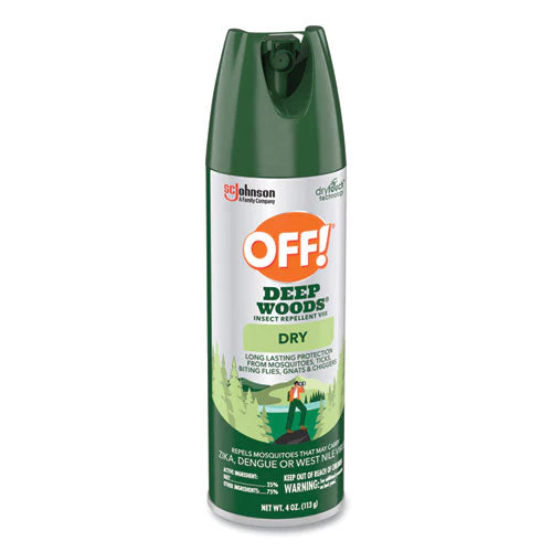 Deep Woods Dry Insect Repellent, 4 Oz Aerosol Spray, Neutral, 12/carton - Image 3