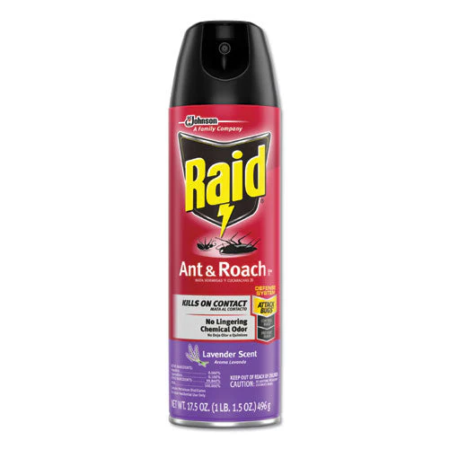 Ant And Roach Killer, 17.5 Oz Aerosol Spray, Lavender - Image 1