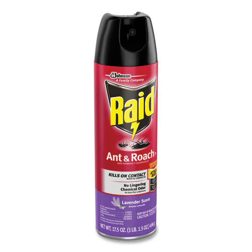 Ant And Roach Killer, 17.5 Oz Aerosol Spray, Lavender, 12/carton - Image 3