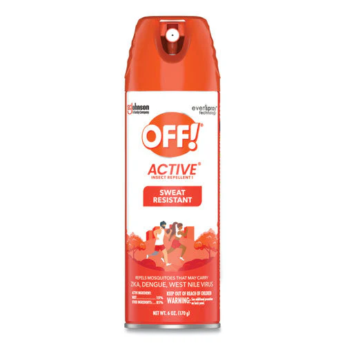 Active Insect Repellent, 6 Oz Aerosol Spray, 12/carton - Image 1