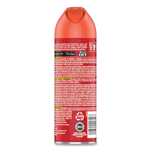Active Insect Repellent, 6 Oz Aerosol Spray, 12/carton - Image 3