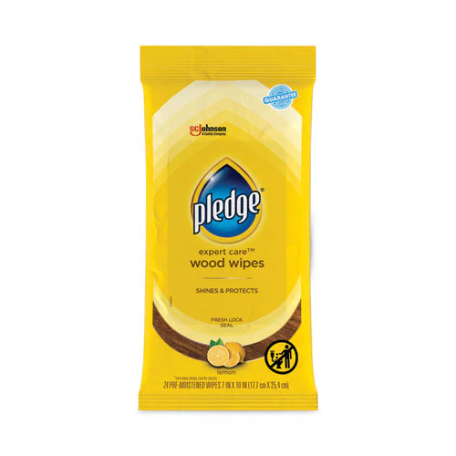 Lemon Scent Wet Wipes, Cloth, 7 X 10, White, 24/pack, 12 Packs/carton - Image 1