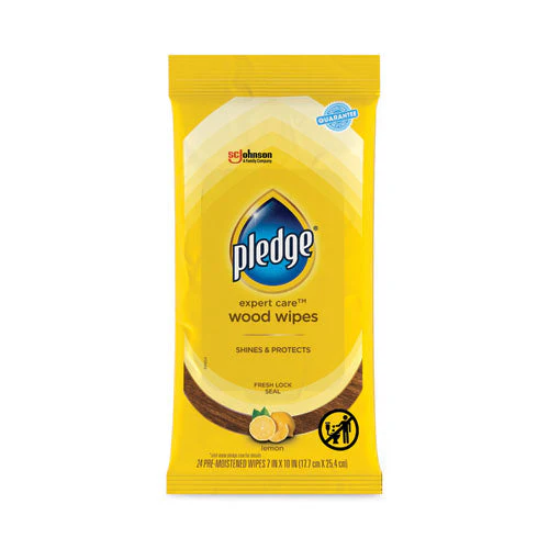 Lemon Scent Wet Wipes, Cloth, 7 X 10, White, 24/pack - Image 1
