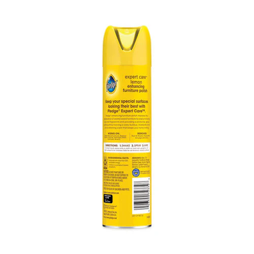 Furniture Polish, Lemon, 9.7 Oz Aerosol Spray, 6/carton - Image 2