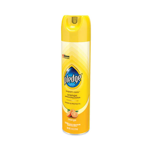 Furniture Polish, Orange Clean Scent, 9.7 Oz Aerosol Spray - Image 2