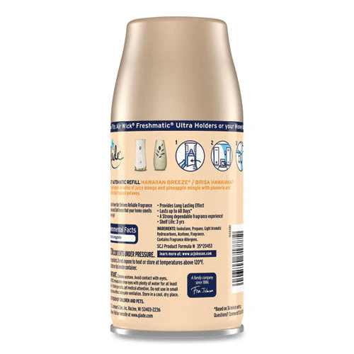 Automatic Air Freshener, Hawaiian Breeze, 6.2 Oz, 6/carton - Image 2