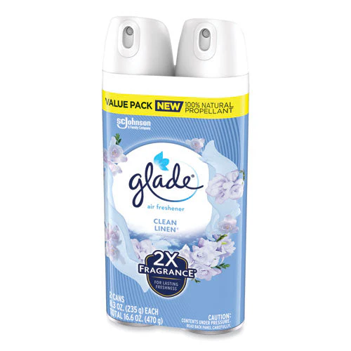 Air Freshener, Clean Linen Scent, 8.3 Oz, 2/pack, 3packs/carton - Image 3