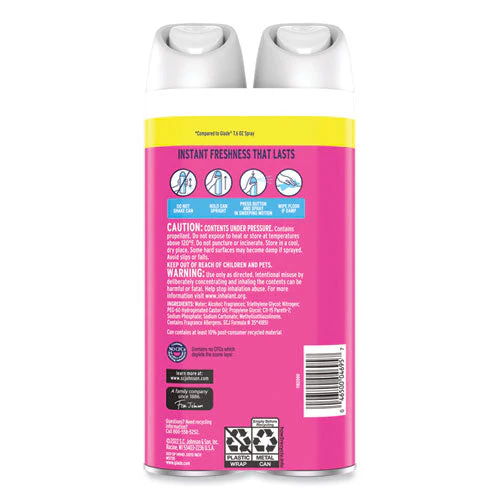 Air Freshener, Tropical Blossoms Scent, 8.3 Oz, 2/pack, 3 Packs/carton - Image 2