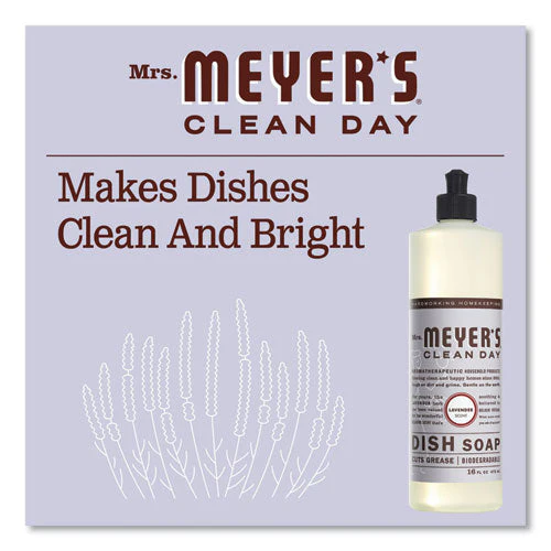 Dish Soap, Lavender Scent, 16 Oz Bottle - Image 2
