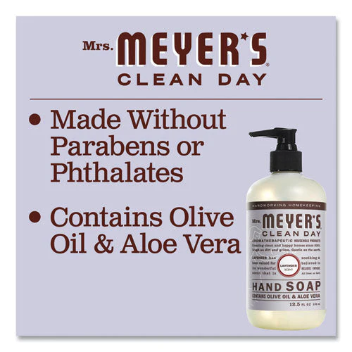 Clean Day Liquid Hand Soap, Lavender, 12.5 Oz, 6/carton - Image 3