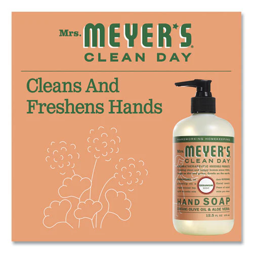 Clean Day Liquid Hand Soap, Geranium, 12.5 Oz, 6/carton - Image 3