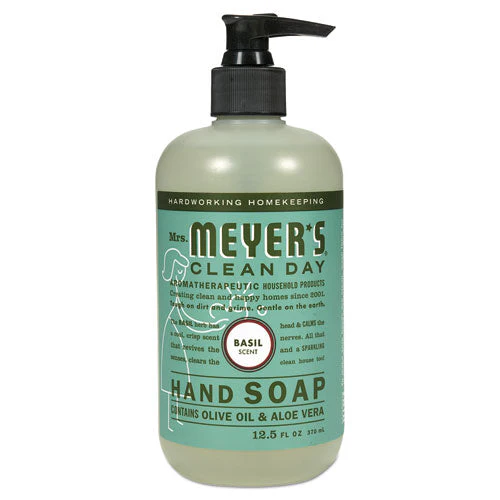 Clean Day Liquid Hand Soap, Basil, 12.5 Oz, 6/carton - Image 1