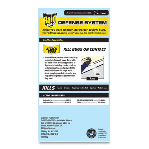 Ant/roach Killer, 14.5 Oz Aerosol Spray, Unscented - Image 2
