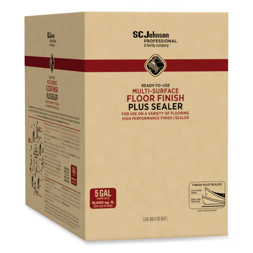 Ready-to-use Multi-surface Floor Finish Plus Sealer, Light Fresh Scent, 5 Gal Bag-in-box - Image 3