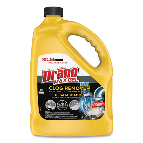 Max Gel Clog Remover, Bleach Scent, 128 Oz Bottle, 4/carton - Image 1