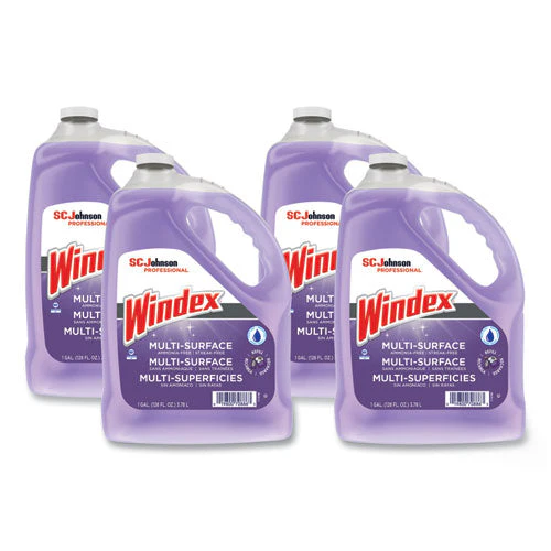 Non-ammoniated Glass/multi Surface Cleaner, Pleasant Scent, 128 Oz Bottle, 4/ct - Image 1