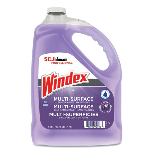 Non-ammoniated Glass/multi Surface Cleaner, Pleasant Scent, 128 Oz Bottle - Image 1