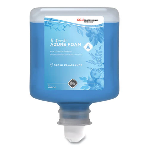 Refresh Foaming Hand Soap Manual Cartridge, Fresh Apple Scent, 1 L Refill, 6/carton - Image 1
