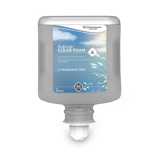 Refresh Foaming Hand Soap Manual Cartridge, Unscented, 1 L Refill, 6/carton - Image 1