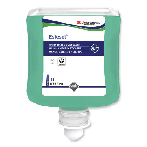 Estesol Hand, Hair And Body Cleaner Manual Cartridge, Rainforest Scent, 1 L Cartridge Refill, 6/carton - Image 1