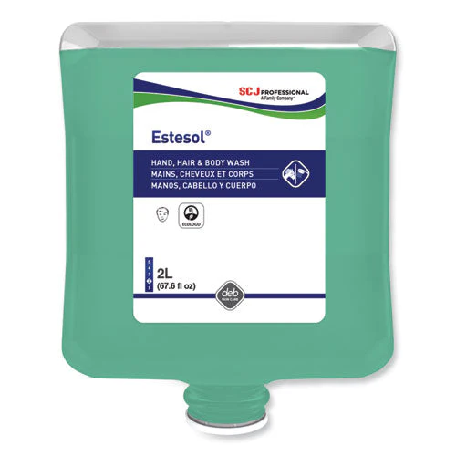 Estesol Hand, Hair And Body Cleaner Manual Cartridge, Rainforest Scent, 2 L Cartridge Refill, 4/carton - Image 1