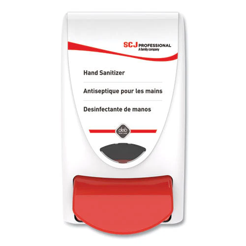 Hand Sanitizer Dispenser, 1 Liter Capacity, 4.92 X 4.6 X 9.25, White - Image 1