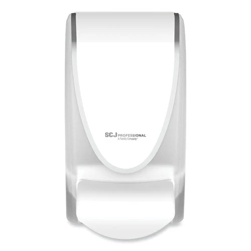 Transparent Manual Dispenser, 1 L, 4.92 X 4.6 X 9.25, White, 15/carton - Image 1